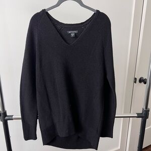 Athleta Black V-Neck Sweater